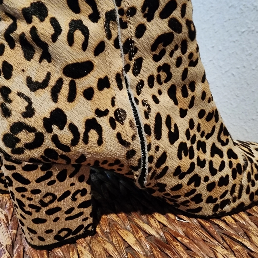 Halogen Leopard Fur Booties - Picture 7 of 8